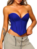 Heart Corset Top For Women - Strapless Overbust Bustier M=4-6