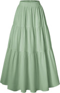 Scarlet Darkness Maxi Long Skirt for Women - Flowy (Style C1VY)