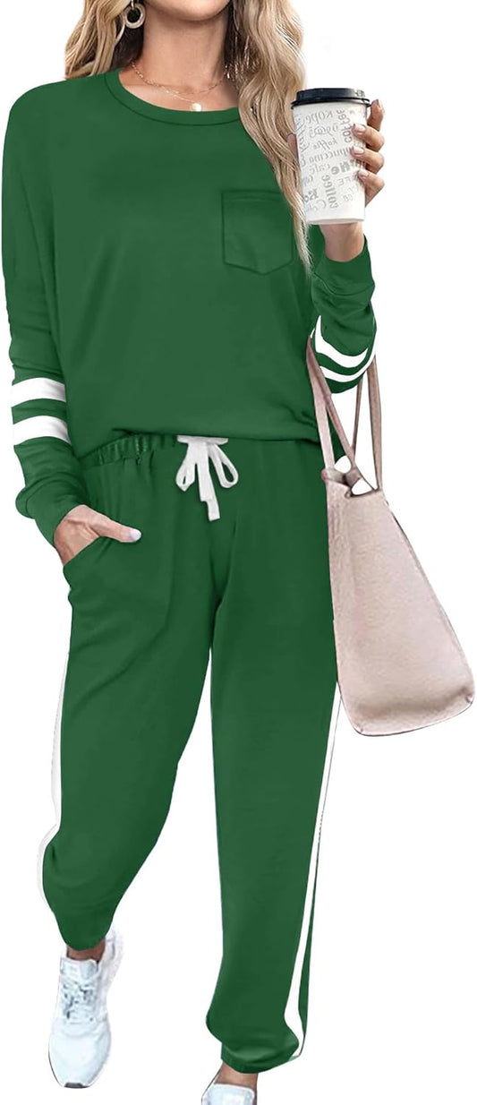 RUBZOOF Lounge Sets for Women 2 Piece Travel Sweatsuits