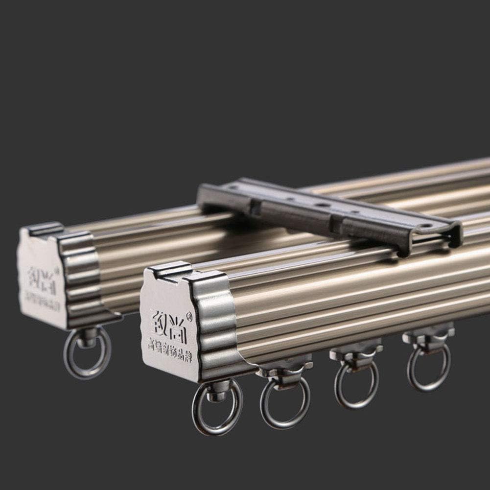 ZSHINE Double Track Curtain Rails - Easy Mounting, Heavy-Duty