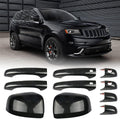 Carbon Fiber Mirror Covers and Door Handle Covers for Jeep