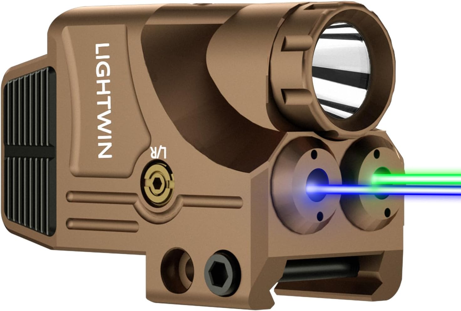 3 in 1 Laser Light Combo with 800 Lumens Tactical Flashlight