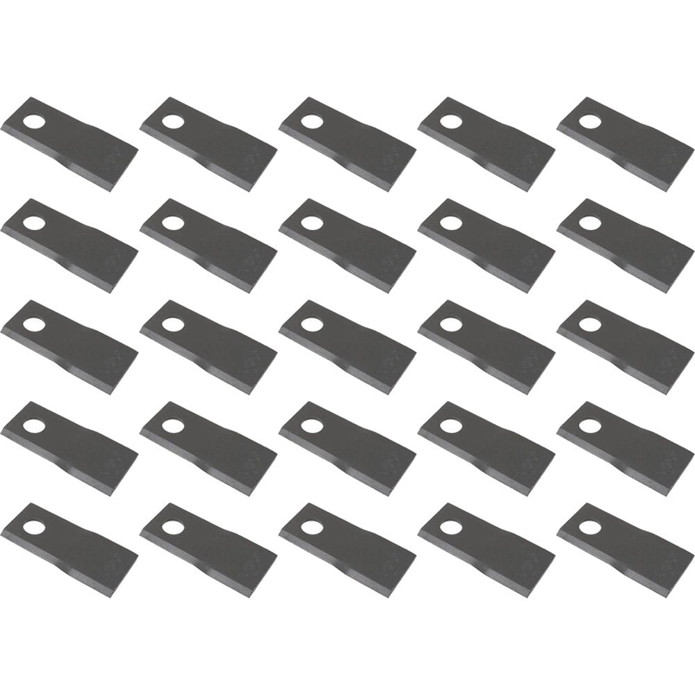 RAParts 1398890K 25 RH Blades for Krone Disc Mower Models