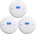 3 Pack 10 Year Battery Smoke and Carbon Monoxide Detector - Travel