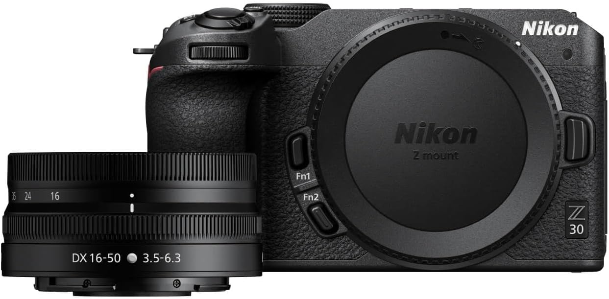 Nikon Z 30 Mirrorless Camera with 16-50mm Wide-Angle Lens