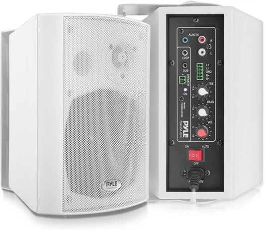 Pyle Wall Mount Home Speaker System for Indoor and Outdoor Use