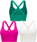 RUNNING GIRL Sports Bra for Women High Support - Criss-Cross Back