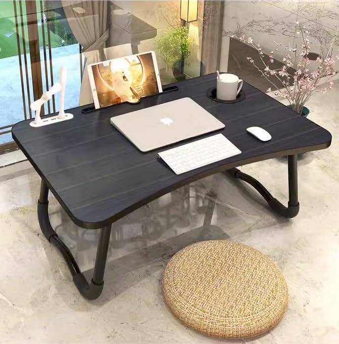 Folding Bed Desk Tray - Multifunctional with USB Ports