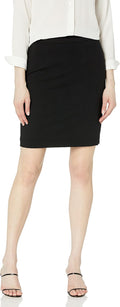Calvin Klein Women's Classic Fit Straight Lux Suit Skirt - Petite down