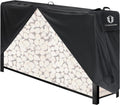8ft Firewood Rack Cover 600D Oxford - Waterproof Windproof Protection
