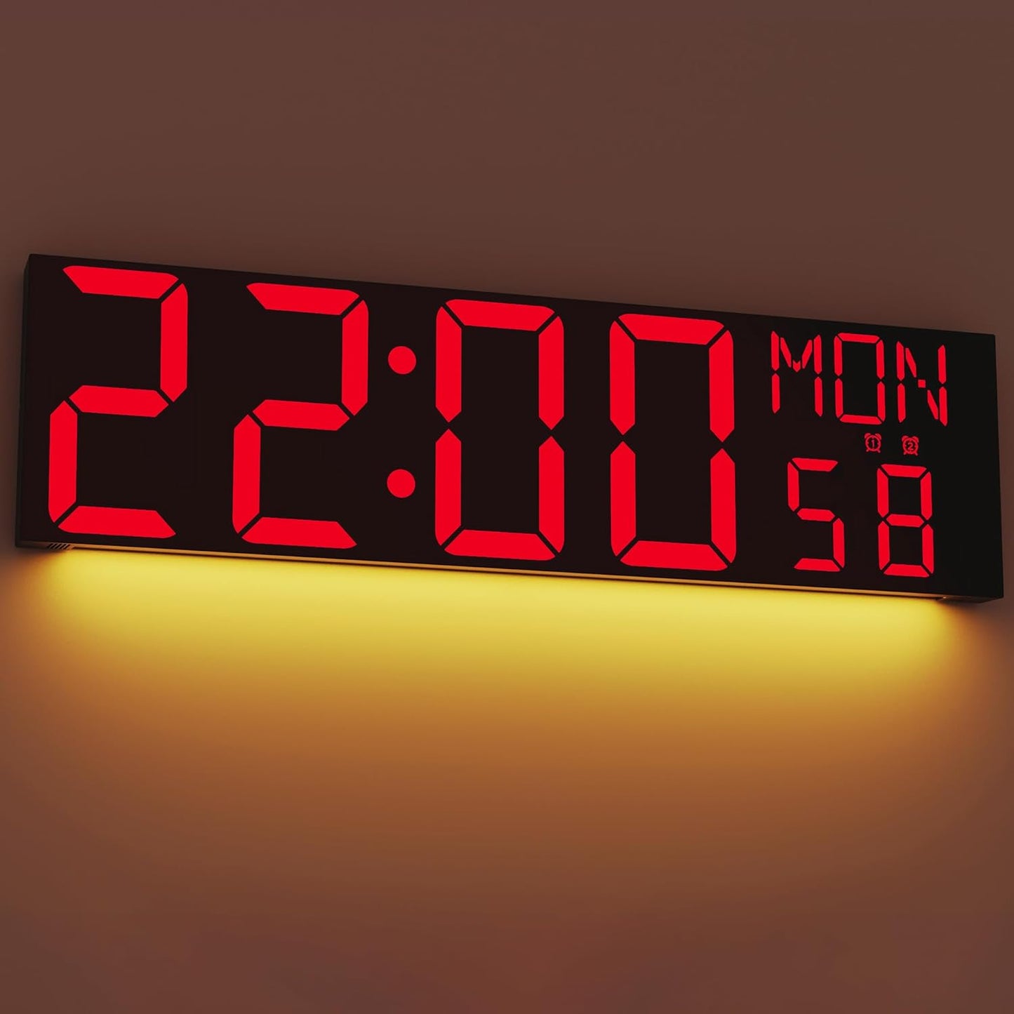 JALL 30 Inch Large Digital Wall Mount Clock with Remote Control