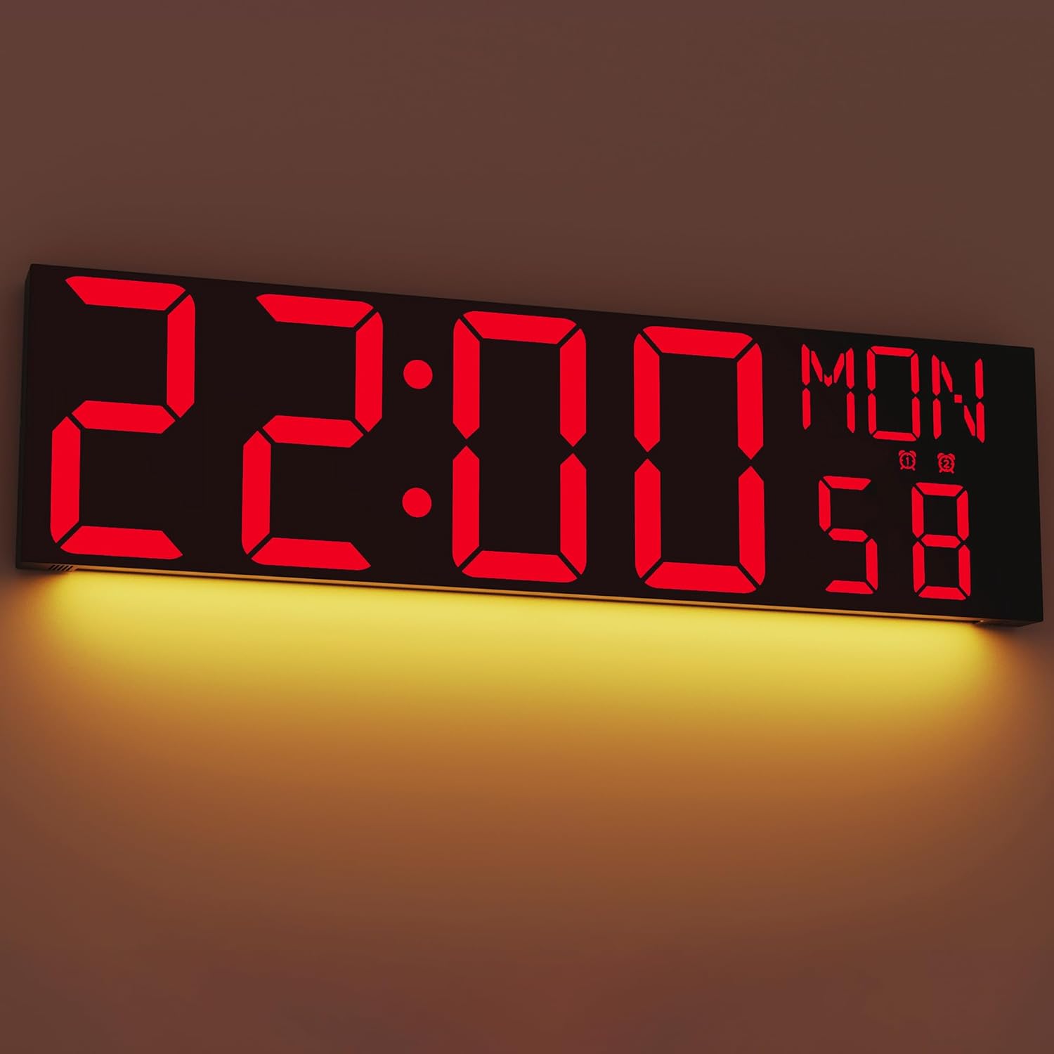 JALL 30 Inch Large Digital Wall Mount Clock with Remote Control