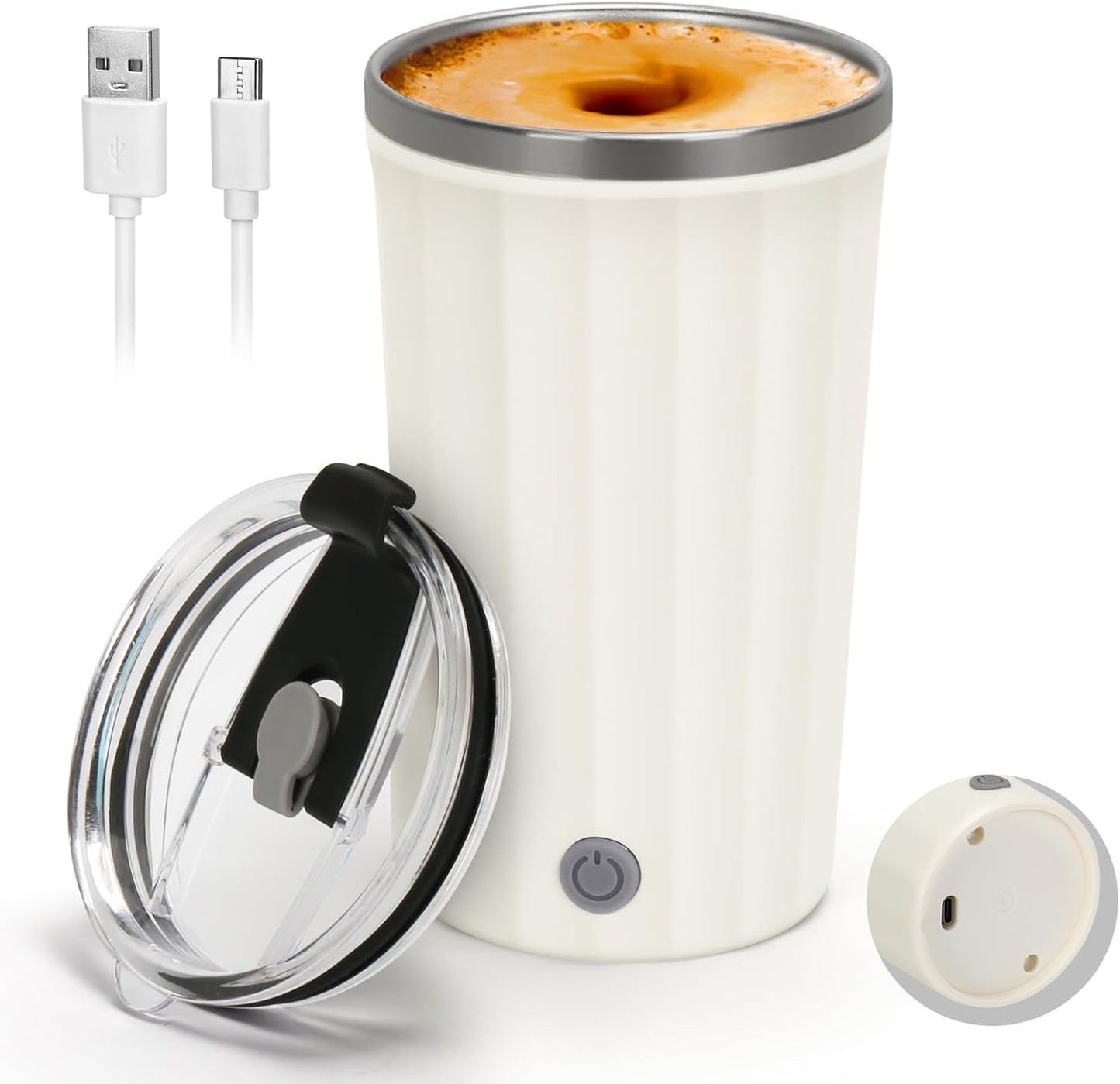 VAlinks Self-Stirring Coffee Mug - Effortless Mixing!
