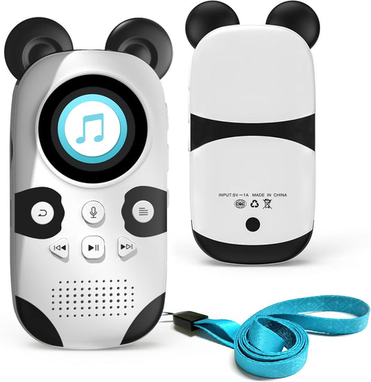 64GB Bluetooth MP3 Player for Kids with Cute Panda Design