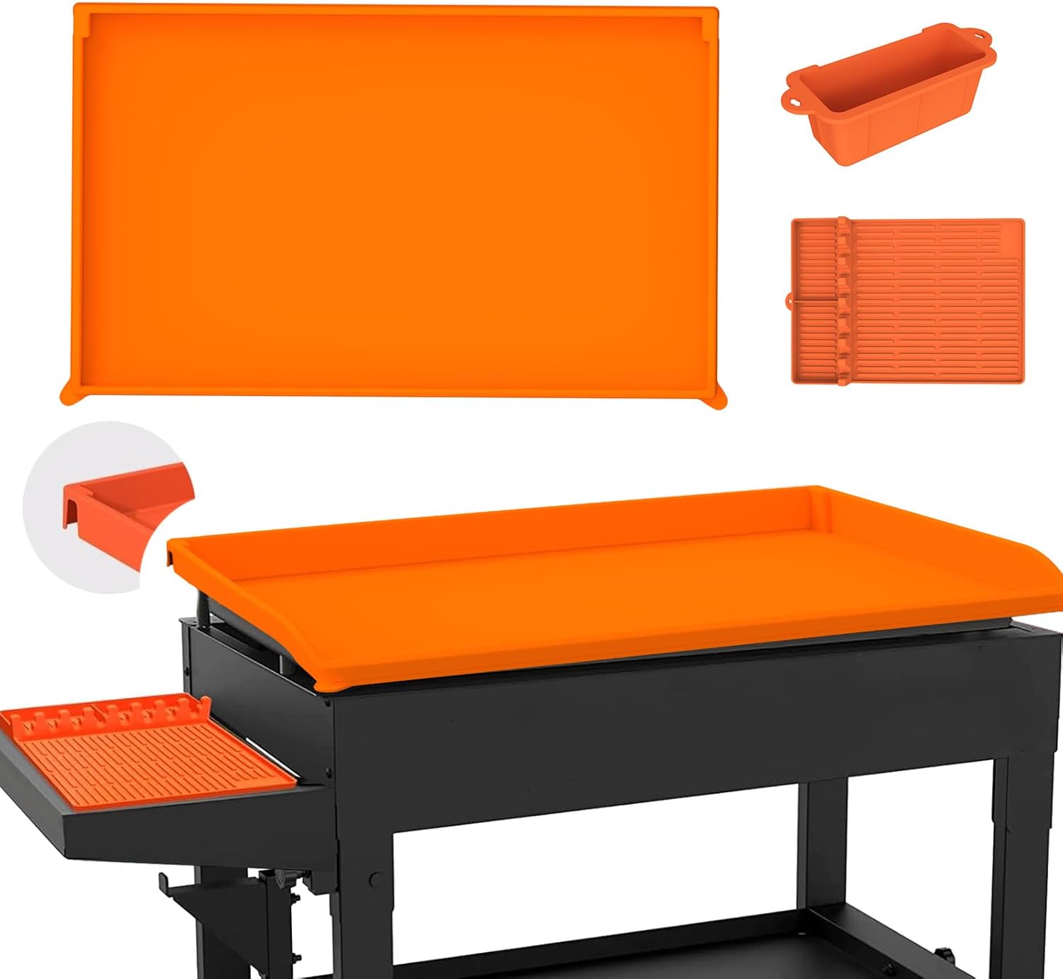 Full-Edge Blackstone Silicone Griddle Cover with Accessories