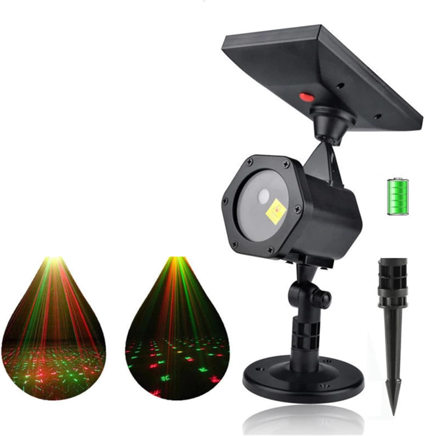 Festive Rotating LED Solar Projector XLQF