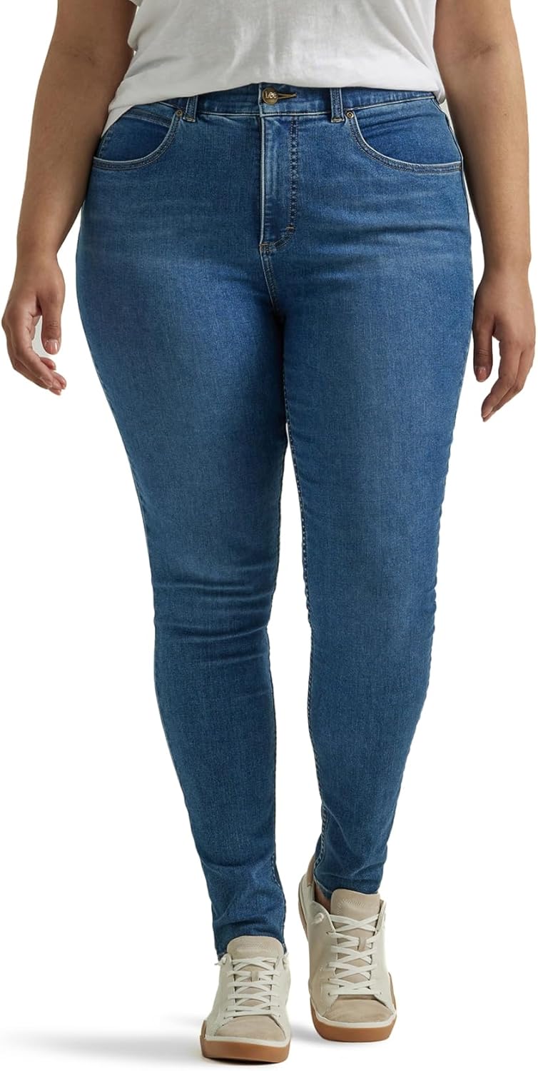 Lee Plus Size Ultra Lux Comfort Flex Motion Skinny Leg Jean