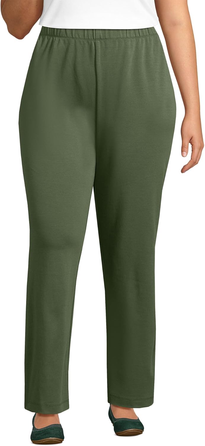 Lands' End Women's Relaxed Fit Sport Knit High Rise Pants Review