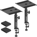 Studio Monitor Stands Desk Clamp Speaker Stands Set of 2 - Space