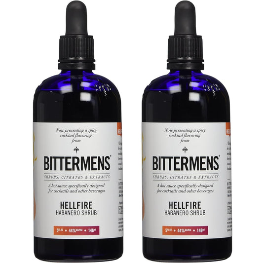 Bittermens Hellfire Habanero Shrub Cocktail Bitters for Mixology