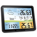 Weather Station Wireless Indoor Outdoor Thermometer - Color Display 3