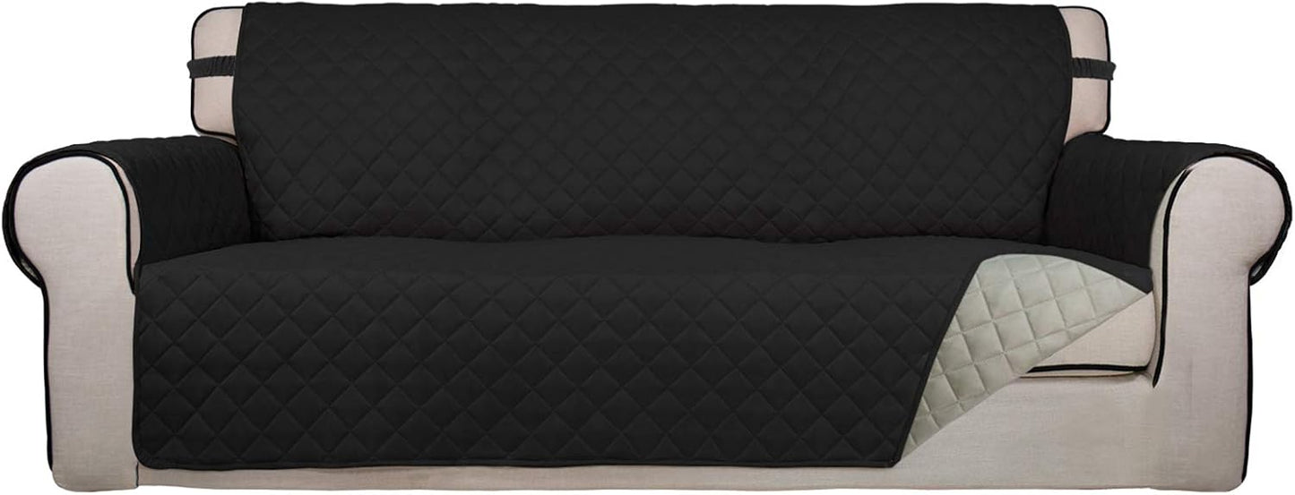 PureFit Reversible Quilted Sofa Cover for Oversized Furniture