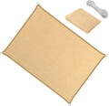15ft x 24ft Beige Sun Shade Sail Canopy for Outdoor Spaces