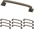 Warm Chestnut Cabinet Handles 4 in Center-to-Center - 10-Pack