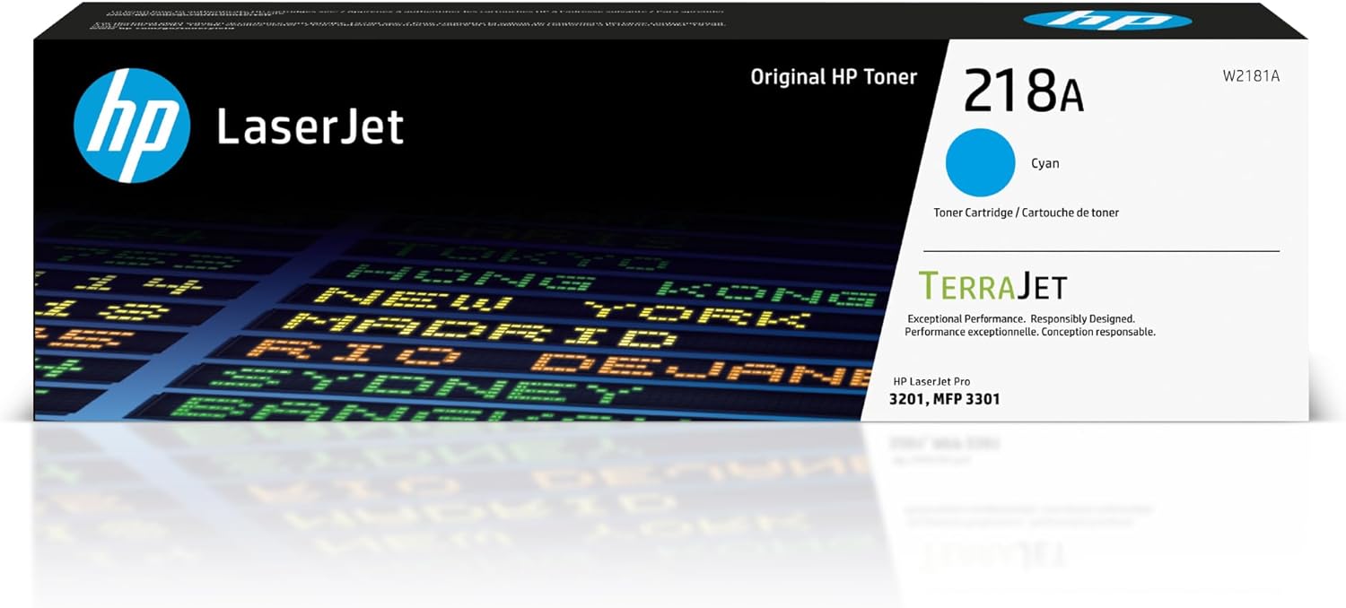 HP 218A Cyan Toner Cartridge for Color Laserjet Pro Series