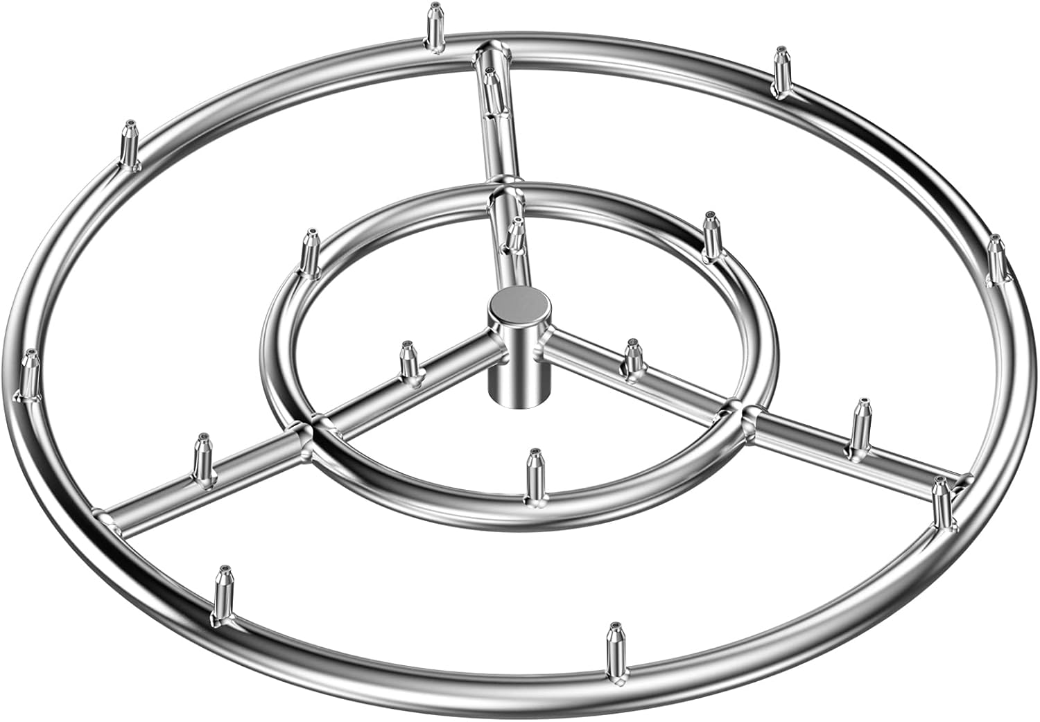Skyflame 18 Inch Round Stainless Steel Fire Pit Jet Burner Ring