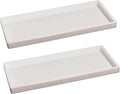 Countertop and Vanity Tray - 2 PC Large Silicone Trays for Sink