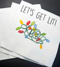 Funny Friendsmas Cocktail Napkins Set - Get Lit!