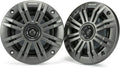 Kicker KM4 4-Inch Marine Coaxial Speakers - Marine-Grade Sound