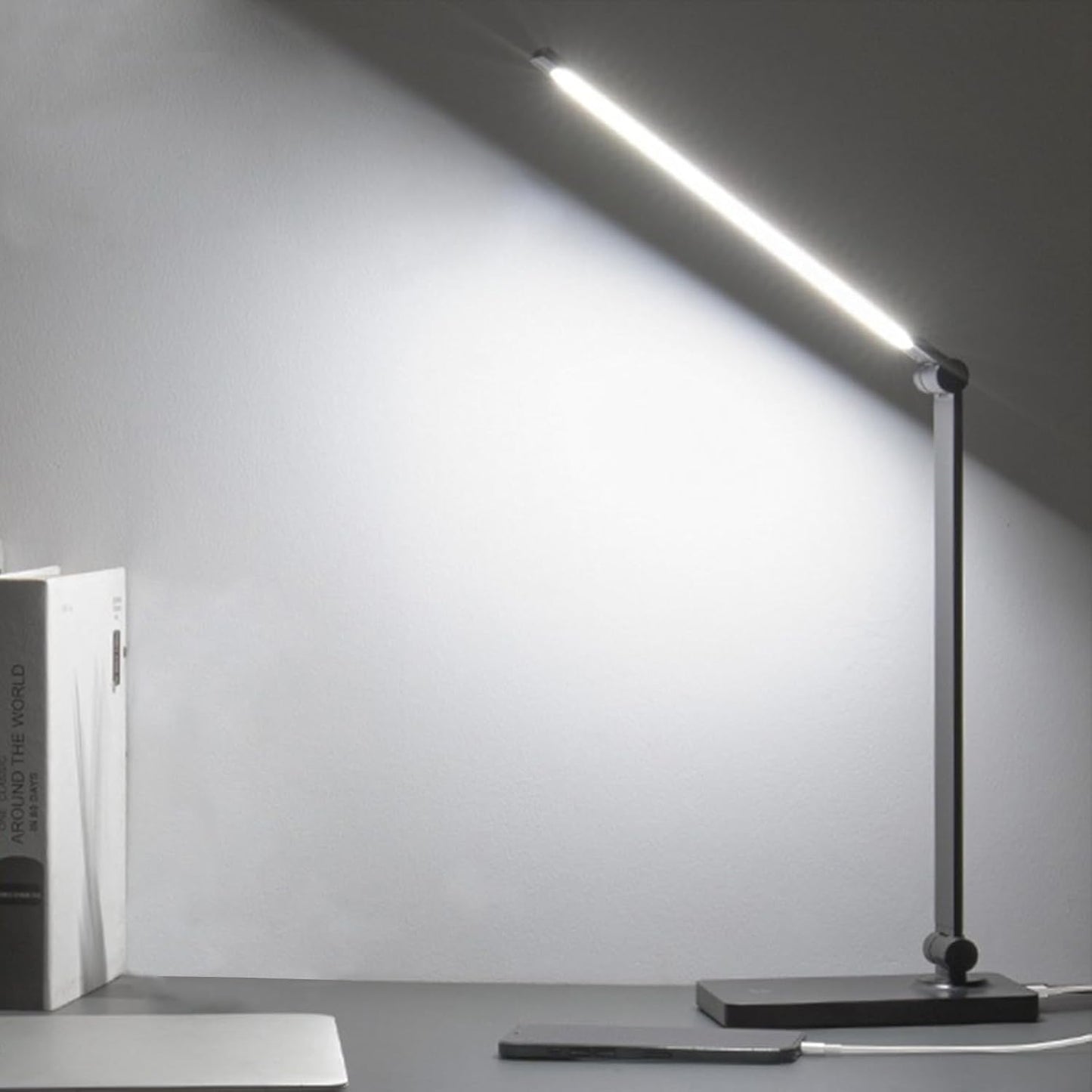 Dimmable LED Desk Lamp with Eye-Caring Touch Control