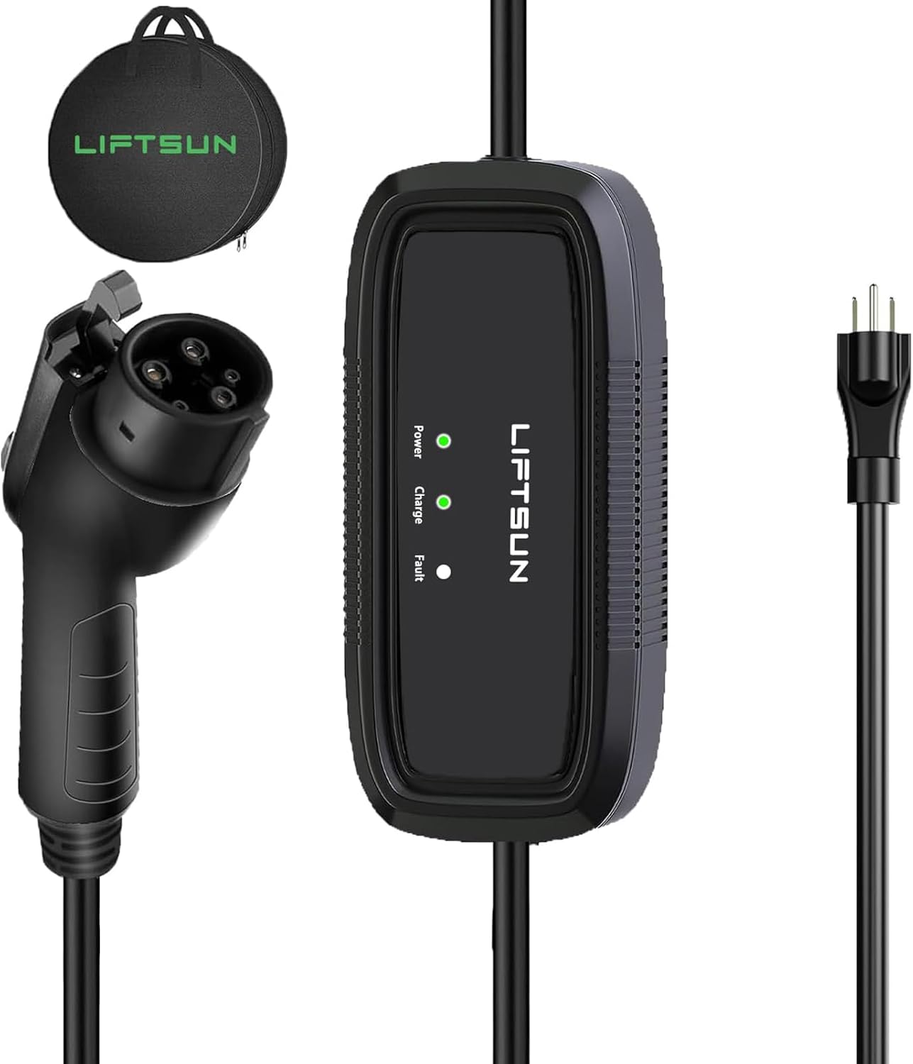 Liftsun 15Amp Portable EV Charger - Fast Home Charging