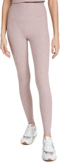 Spacedye Midi High Waisted Leggings for Women in 4-way Stretch