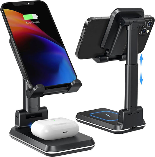 Fast Dual Wireless Charger by Tiluza - Hands-Free Charging