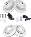 Front & Rear Ceramic Brake Pad and Rotor Kit for 2008-2013 Highlander