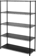 SafeRacks NSF Certified 5-Tier Wire Shelving 48x18x72 - Heavy Duty
