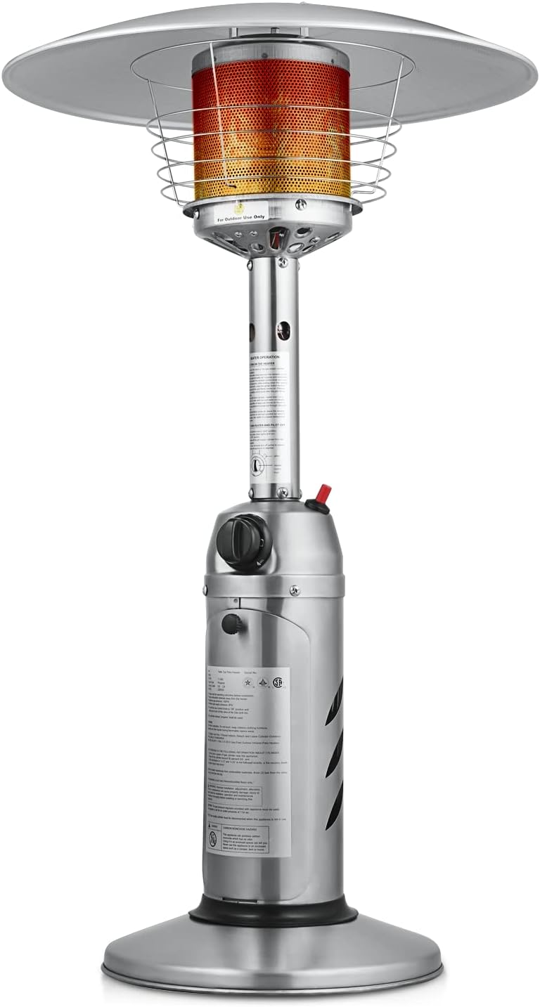 Portable 11000 BTU Patio Heater - Efficient Outdoor Heating!