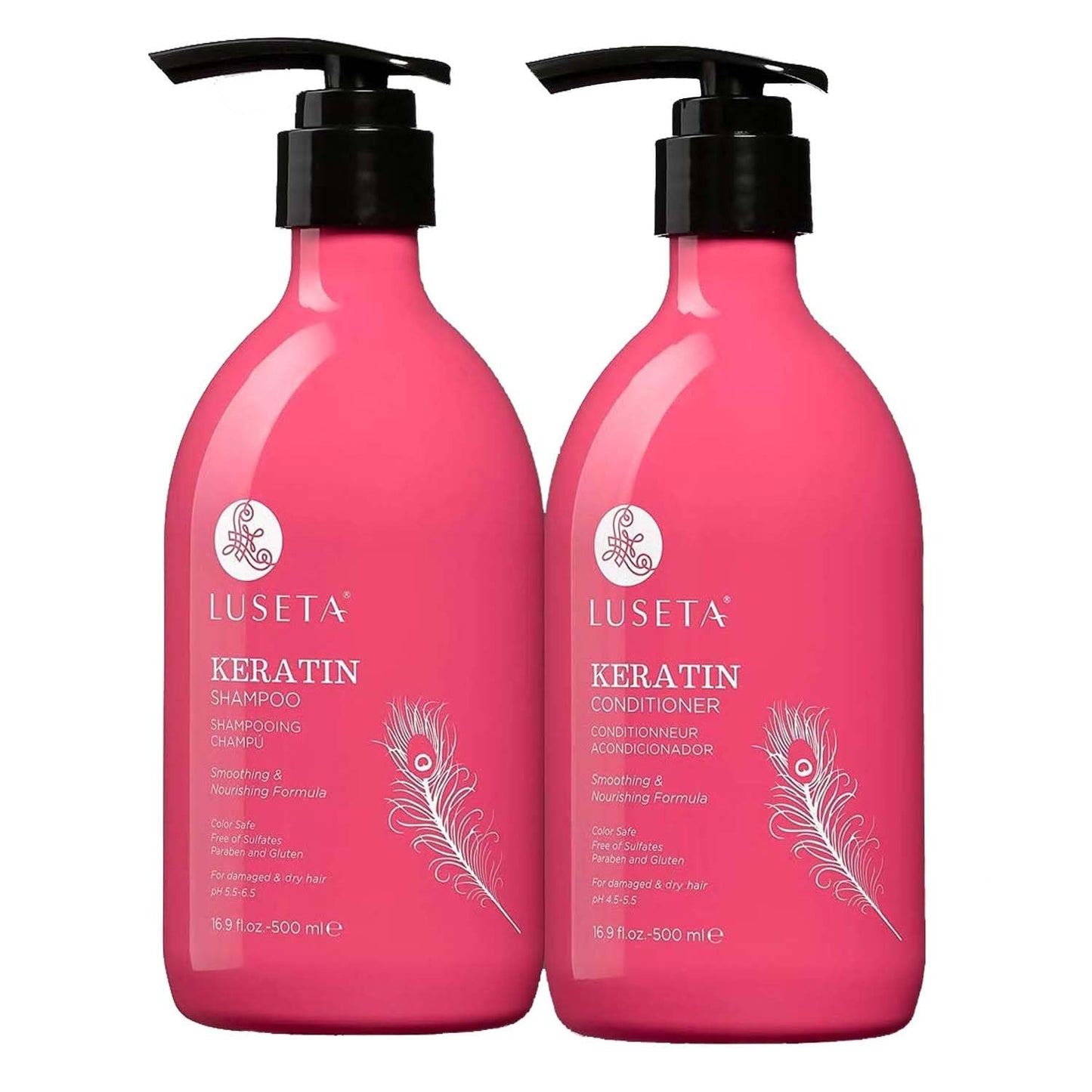 Luseta Keratin Hair Treatment Set - Smoothing Color Care