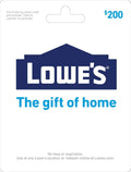 Lowe's Gift Card for Home Improvement and More - Perfect Gift