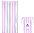 Beach Towel Large Cabana Light Lombok Lilac - Quick Dry Sand Free