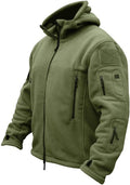 Men's Tactical Fleece Hoodie Jacket - 7 Pockets, Warm Fit