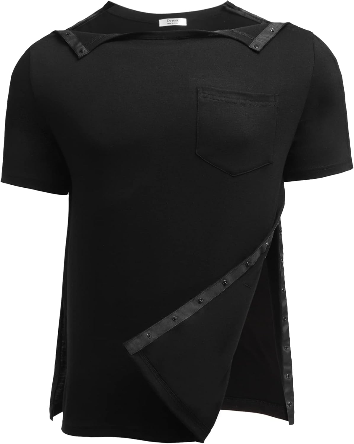 Deyeek Men's Post Shoulder Surgery Shirts for Recovery Comfort