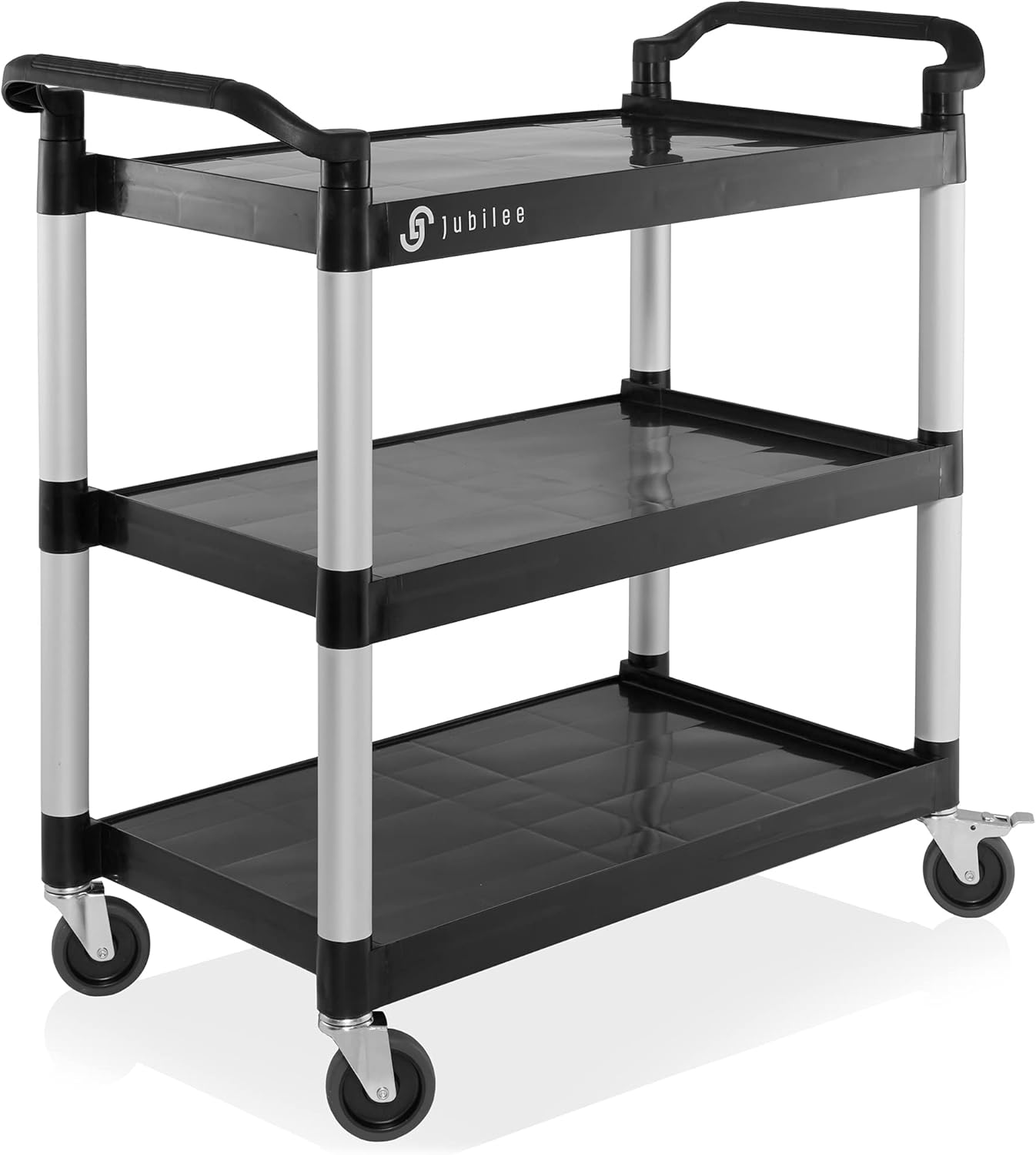 Jubilee Heavy-Duty 3-Tier Utility Service Cart for Easy Transport
