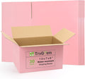Cute Pink Shipping Boxes for Gift Packaging, Pack of 30 Units
