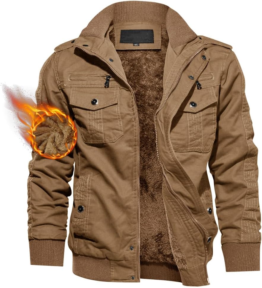 TACVASEN Men's Military Lightweight Jacket for All Occasions