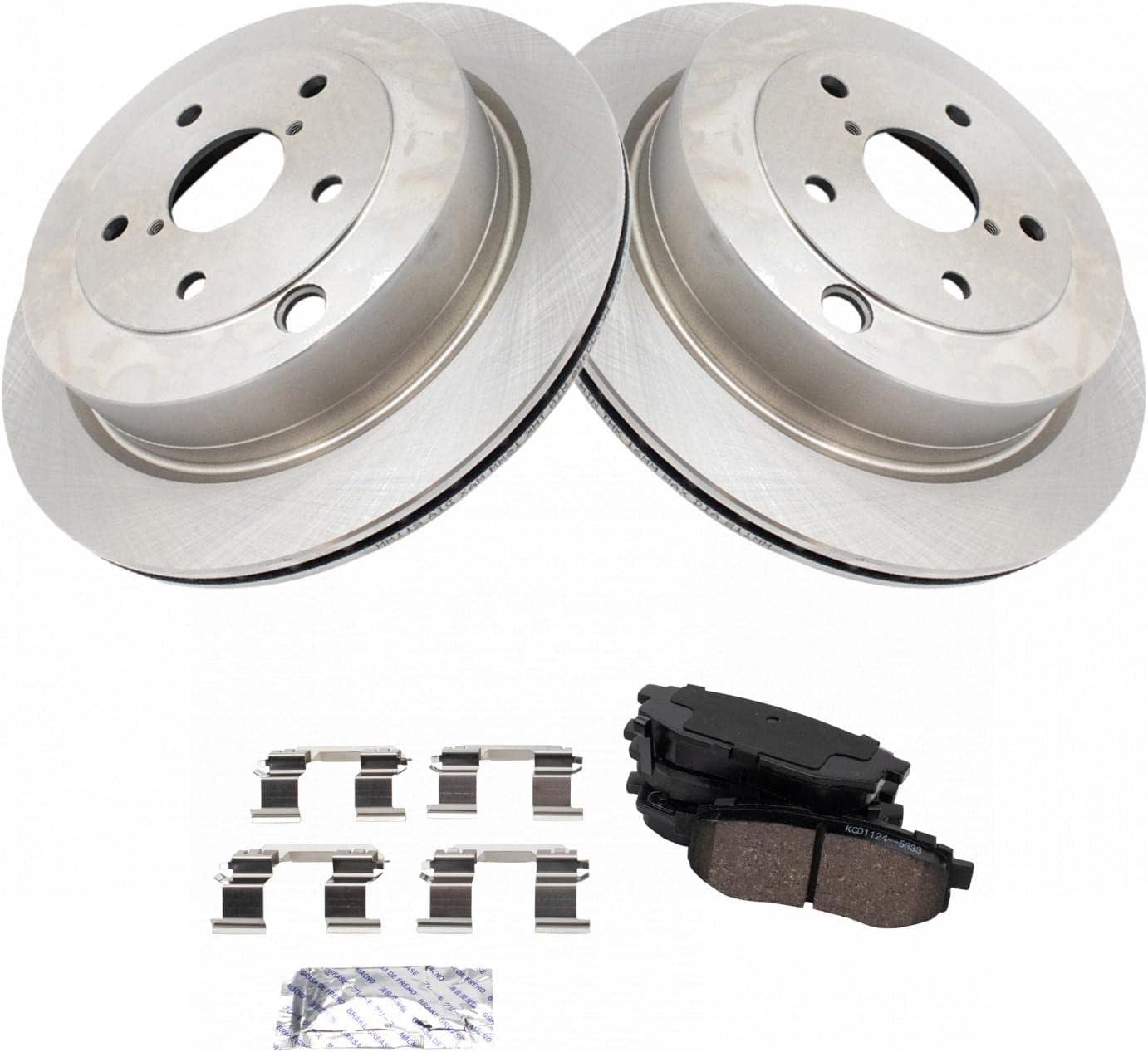 TRQ Rear Brake Pad & Rotor Kit for Subaru B9 Tribeca 2006-2014