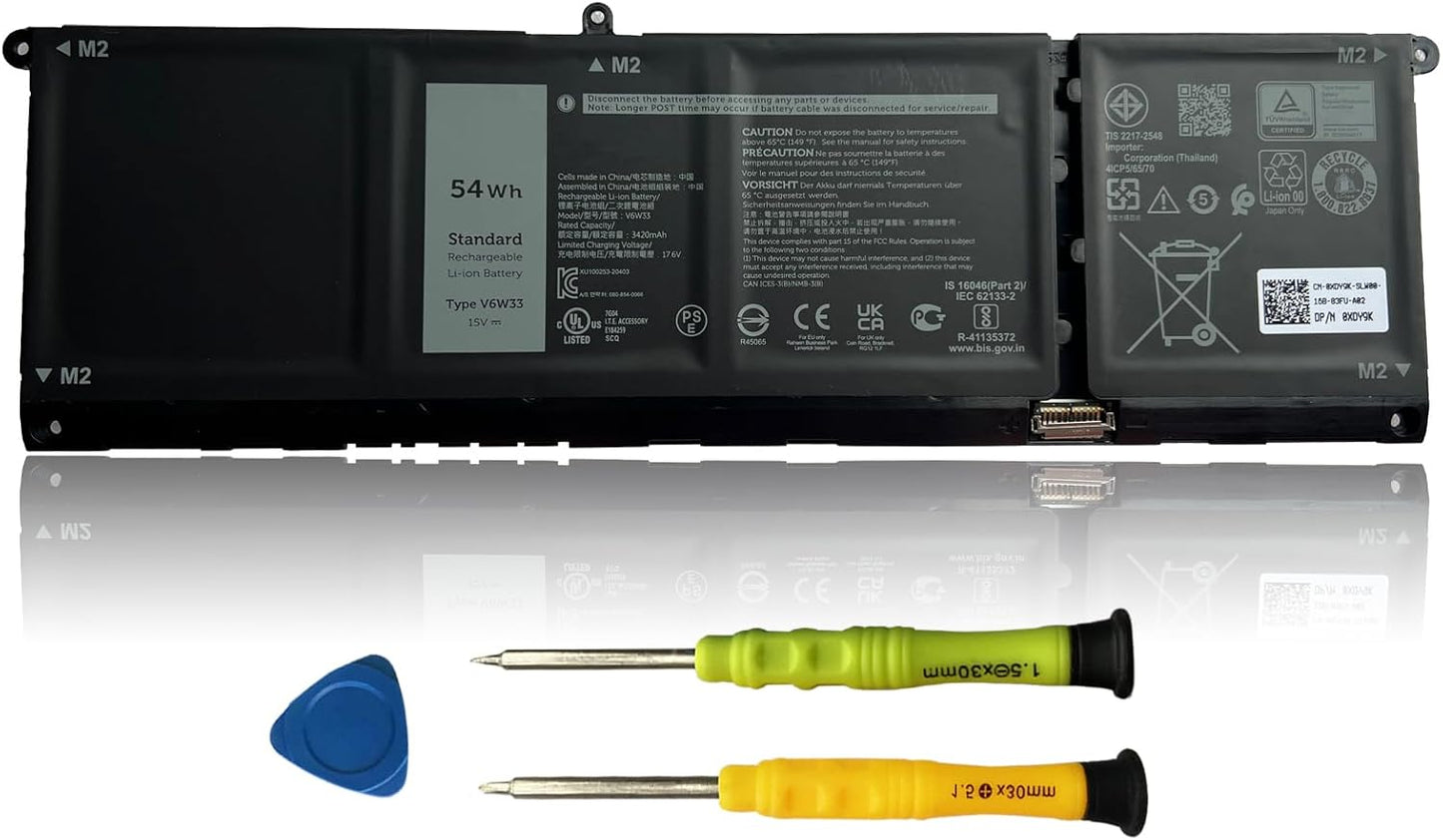 V6W33 Laptop Battery Replacement for Dell Inspiron Series